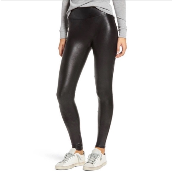 Spanx Faux Leather Leggings - Picture 2 of 5
